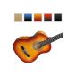 Classical acoustic guitar - 4/4 - RED - wood - VARIOUS COLORS