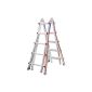 Hymer 404220 telescopic ladder SC 40 Telestep 4 x 5 rungs Aluminium (tool)