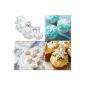 Aolevia 3pcs Cutters Snowflake For DIY cake mold / Biscuit / Cookie / Chocola / Pie (Cuisine)