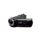 Sony HDR-PJ320EB HD Flash Camcorder (1920 x 1080 pixels, G-lens with 30x zoom, projector with 13 Lumens, HDMI) black (Electronics)