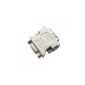 DVI-D connector adapter (24 + 1 Pin Male) to VGA (15 pin Female) (Electronics)
