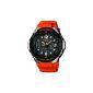 Casio - GW-3000M-4AER - G-Shock - Men Watch - Quartz Analog - Black Dial - Orange Resin Strap (Watch)