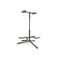 Tiger GST100-BK Guitar Stand - Double - Black (Electronics)