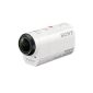 Sony HDR-AZ1 LiveView Remote Mini size Action Camera Kit with professional feature (Splash-proof with Exmor R CMOS Sensor, Carl Zeiss Tessar optics strong light, image stabilization, WiFi, NFC function) white (Electronics)