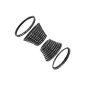 K & F Concept 18pcs Metal Adpater Stepping Rings Set 9pcs -Includes Step Up Ring 37-49mm kit 49-52mm 52-55mm 55-58mm 58-62mm 72-77mm 77-82mm 62-67mm67-72mm 9Pcs Step Down Ring 49-37mm Kit 52 -49mm 58-55mm 55-52mm 62-58mm 77-72mm 82-77mm 67-62mm72-67mm (Electronics)