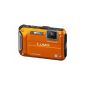 Panasonic DMC-FT4 FT4EF-D Lumix compact digital camera 12 Megapixel Optical Zoom 4.6x 12m Waterproof Orange (Electronics)
