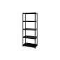Practical shelf for household, office, cellar, workshop or garage - 5 floors, each with 30kg- in Black!