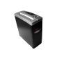 Olympia PS 24 CCD shredder for documents, Cross Cut 4 mm x 45 mm, paper capacity 7 sheets simultaneously Destroys credit cards, DVDs and CDs, Black / Silver (Office Supplies)