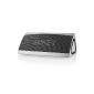 Aukey® 10W Bluetooth Stereo Speaker with DSP technology (2 x 50mm Driver 5W), 10 hours of play time with built handsfree Bass Enhancement silvery