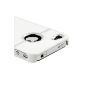 JAMMYLIZARD Chrome Series Hard Case for iPhone 4 4s White (Accessory)