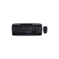 Logitech MK330 Wireless Combo Keyboard + QWERTY Wireless Mouse Black (Personal Computers)