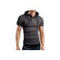 Grin & Bear SLIM FIT Polo Shirt T-Shirt Hoodie, GB105 (Textiles)
