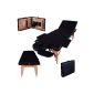 Pro luxury massage table - Imperial Massage - Portable - Plateau 3 Rooms - Reiki panels - Lightweight - Color: Black (Miscellaneous)