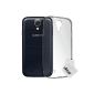 Avizar - Shell Gel Silicone Case for Samsung Galaxy S4 i9500 / I9505 and Advance - Transparent (Electronics)