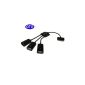 3 Port USB Multi Cable OTG for Samsung Galaxy Tab P7500 / P7510 / P7300 / P7310 / P6800 / P6200 / P6210 / P5100 / P5110 / P3100 / P3110 / P3108 / P739 - TechExpert (Electronics)