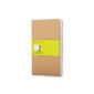 Moleskine Cahier notebooks QP418 Large, Set of 3, cardboard cover, plain brown wrapping paper (Paperback)