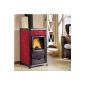 Wood stove La Nordica 'Rossella Plus Liberty' - Bordeaux (Electronics)