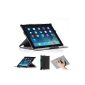IVSO Ultra-thin leather bag / case / cover / sleeve for Apple iPad Air Tablet PC (For iPad Air, Black II) (Electronics)