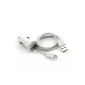 Huayang Micro USB Dock Sync Data Cable + Mini Car Charger Adapter for Galaxy S2 i9500 S4 (White) (Wireless Phone Accessory)