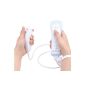 DBPOWER Remote + Nunchuk Controller MotionPlus compatible with Wii (White) (Misc.)