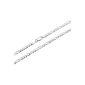 925 Silver chain: Figaro Chain Silver 3.5mm wide - length selectable FK0035 (jewelry)