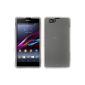Silicone Case for Sony Xperia Z1 Compact - transparent white - Cover Cubierta PhoneNatic ​​+ protection film (Electronics)