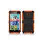 JAMMYLIZARD | shockproof Alligator TPU Case for Nokia Lumia 630, orange (Personal Computers)