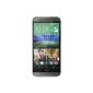 2014 HTC One (M8) Unlocked Smartphone 4G (Screen: 5 inches - 16 GB - Android 4.4 KitKat) Steel Grey (Electronics)