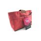 Periea - Storage bag / pocket / Organiser inside for handbag, 10 Grand 28x16.5x7cm pockets - pink Tolla (Luggage)