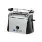 Clatronic TA 3324 Toaster 2 Slices Automatic / Manual Stainless Steel (Kitchen)