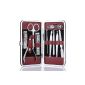 Andoer Stainless manicure pedicure nail clipper ear selection Set 10 in 1