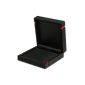 IMPPAC jewelry box pouch black gift Universal Packaging jewelry box 92x92x30mm VE140 (jewelry)