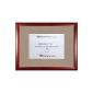 Pisa MDF photo frame Poster frame 45 x 55 cm Color: burgundy here wiped with rear panel and anti-reflective acrylic