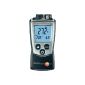 Testo 0560 0810 810 2-channel temperature measuring instrument with infrared thermometer, laser spot marking and integrated NTC air thermometer, incl protective cap (tool)