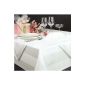 Damask tablecloth white - 130 x 280 cm - at 95 ° C washable