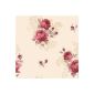 Wallpaper Crown Shabby Chic Pink Chintz Tea Rustic Red M0753 (Kitchen)