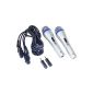 2 Soytich Qualitative Microphones + 3m cable + adapter microphone 3.5mm (2MC) (Electronics)