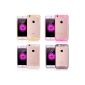 Vandot 4 in1 Accessories Set 0.5mm Ultra Thin Thin Bling Case Soft Gel TPU Case Case for Apple iPhone 6 (4.7 inches) Clear Transparent Cover Premium Bling Luxury Case Protection Crystal Case Glitter Protective Skin Back Glitter Shinning Cover Shell Ultralight Case Light Case Phone Case - Gold Black Silver Hot Pink Pink (Electronics)