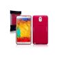 Case / Case Gel Samsung Galaxy Note 3 N9000 / N9005 Translucent Red (Electronics)