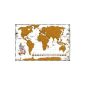 Empire Merchandising 671 868 World Map Poster scratch card brand empire posters, scale 1: 6,75Mio.  high quality print, size 61 x 91.5 cm (housewares)