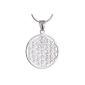 Vinani ladies pendant life flower with small snake chain 50 cm 925 sterling silver chain ALB-S50 (jewelry)