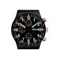 Astroavia N97BS Men Watch - Analog Quartz - Chronograph - Steel Bracelet - Timer (Watch)