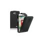Membrane - Black Klapptasche Cover LG L90 (D405N, D405) - Flip Case Cover Cases (Wireless Phone Accessory)