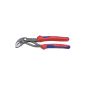 Knipex 87 02 180 high-tech Cobra Water Pump Pliers polished atramentized gray with multi-component grips 180 mm (tool)