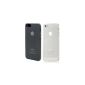 2x itronik ultra thin protective case Apple iPhone 5 / 5s shell 0.2mm in black and white transparent (Electronics)