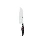 Zwilling Twin Pollux Santoku knife, 145 mm (Stainless special steel, twin special formula steel, riveted, full tang, plastic bowls) black (household goods)