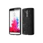 Cruzerlite Bugdroid Circuit Case for LG G3 - Retail Packaging - Black (Wireless Phone Accessory)