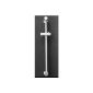 Massive stainless steel sliding bar max shower.  63cm long adjustable of a button (Miscellaneous)