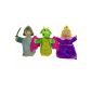 At Sycamore - MAST303 - Three Case Puppets with History Book - Trio Princess, Knight, Dragon (Toy)