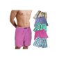 6-pack BRUBAKER boxers woven boxer shorts with buttoned intervention easy iron Karo (Textiles)